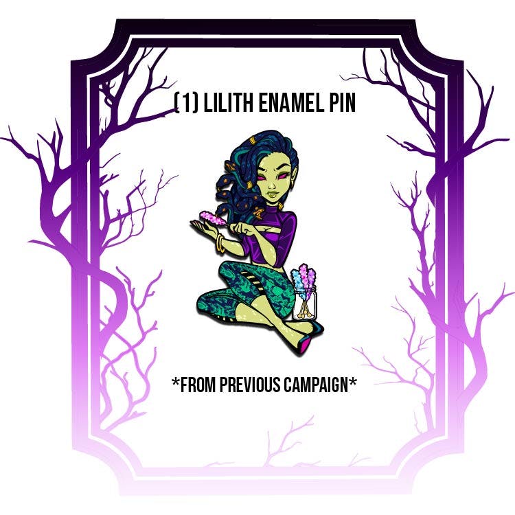 Lilith Enamel Pin