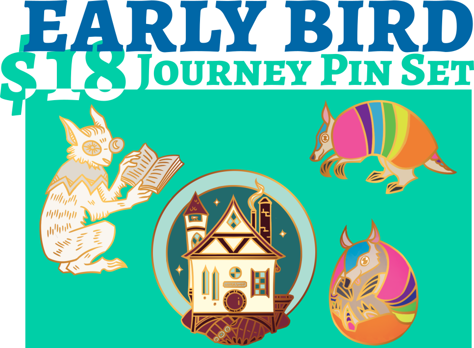 EARLY BIRD The Journey Pin Set