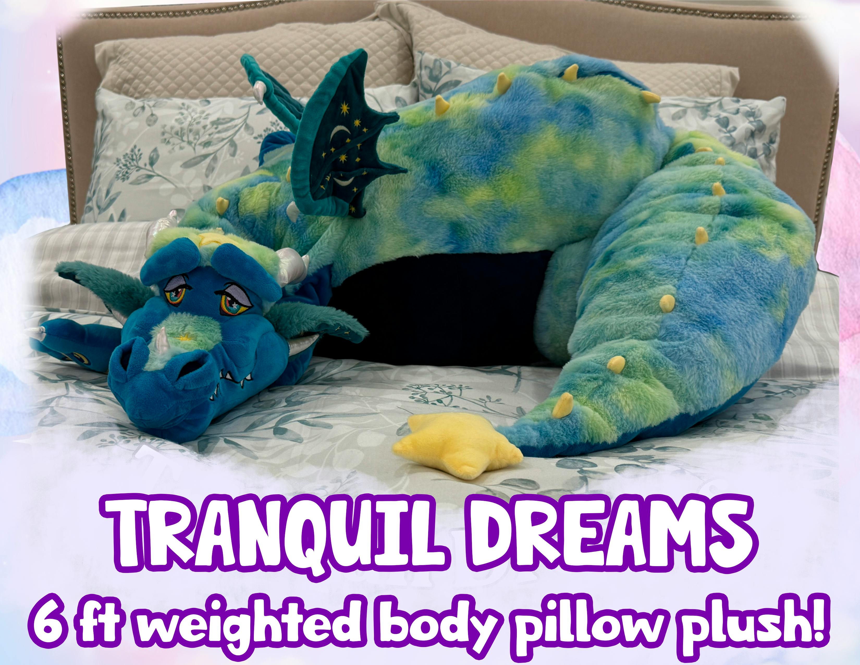 Tranquil Dreams 6ft Dream Keep Dragon Plush (un-stuffed)