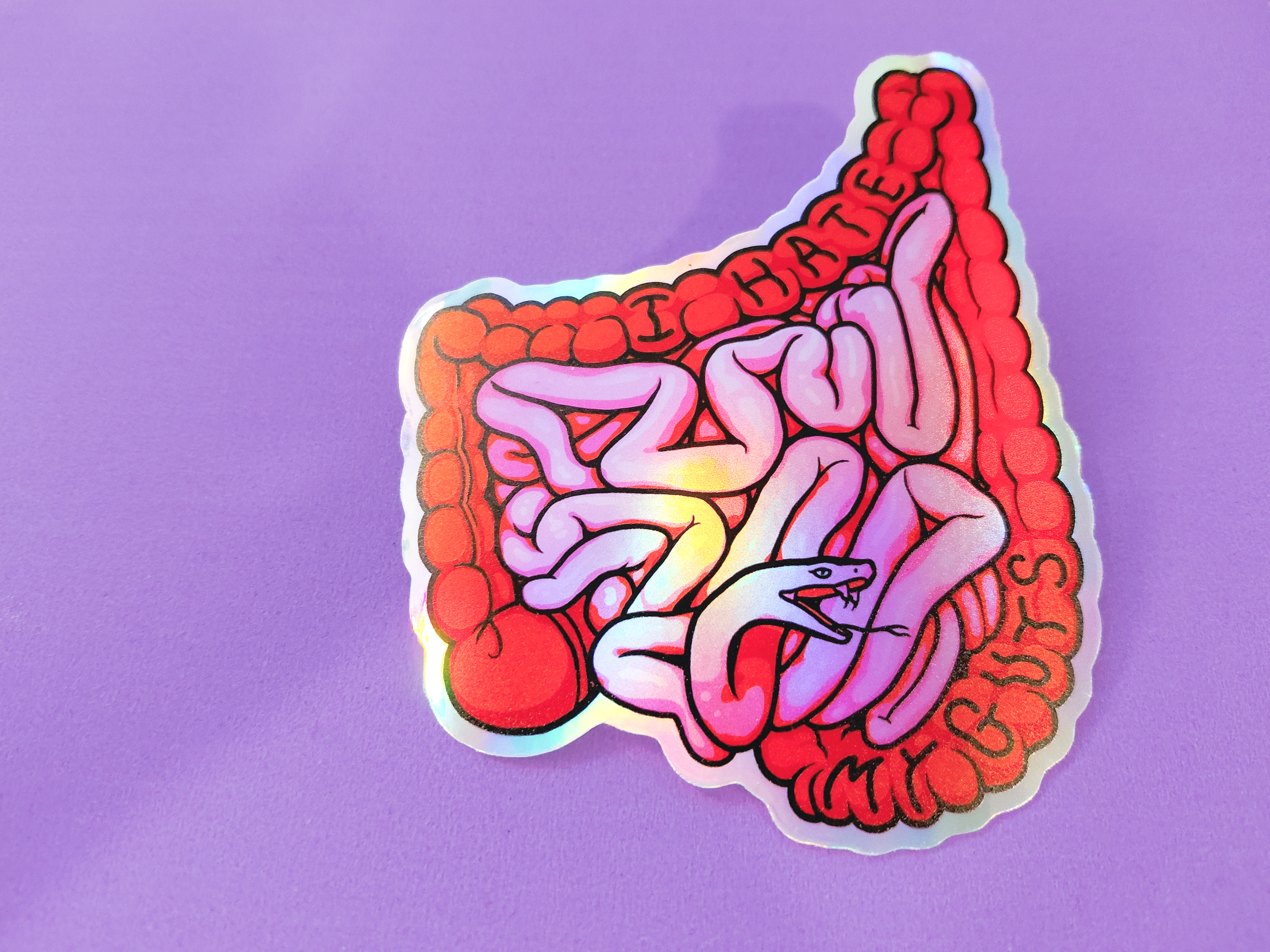 I Hate My Guts sticker