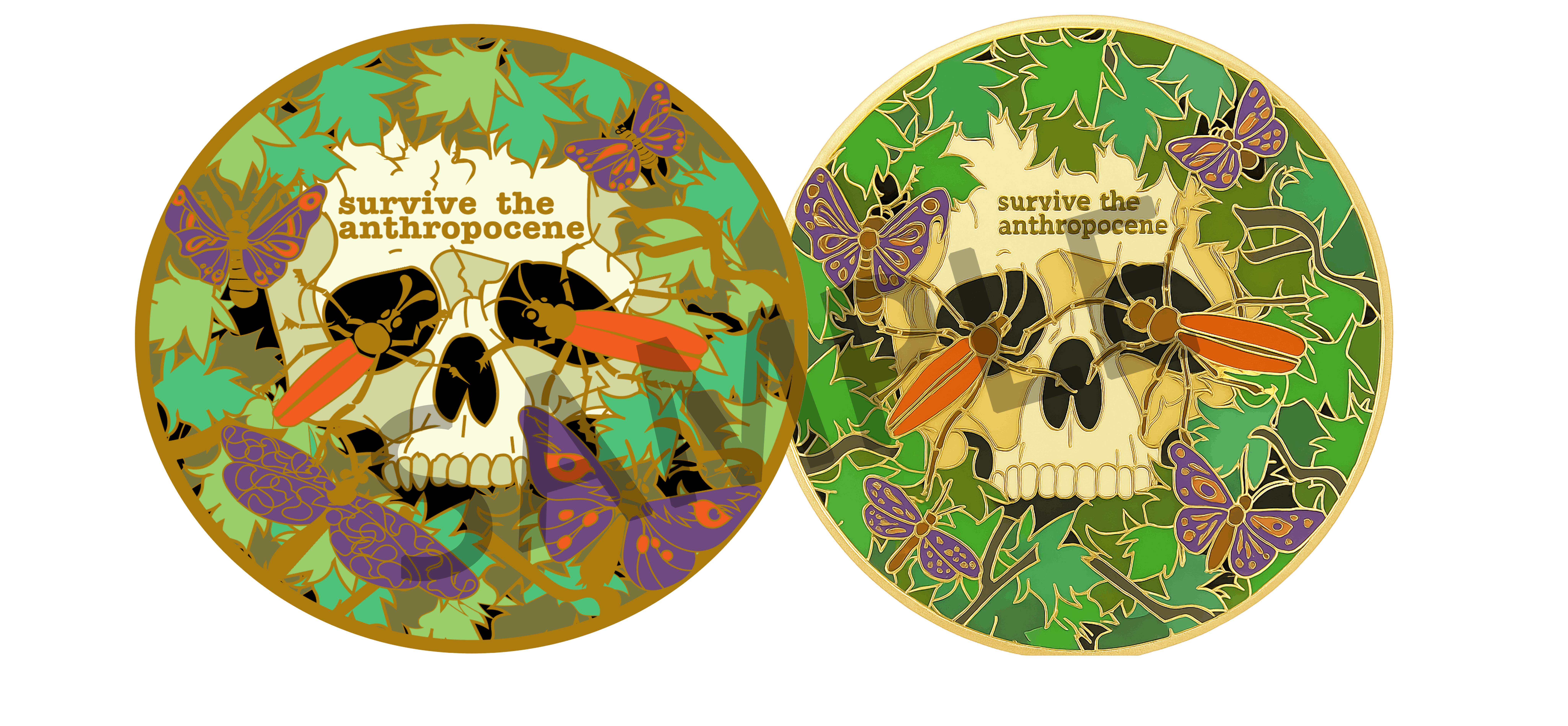 Survive the Anthropocene Enamel Pin Pre-Orders