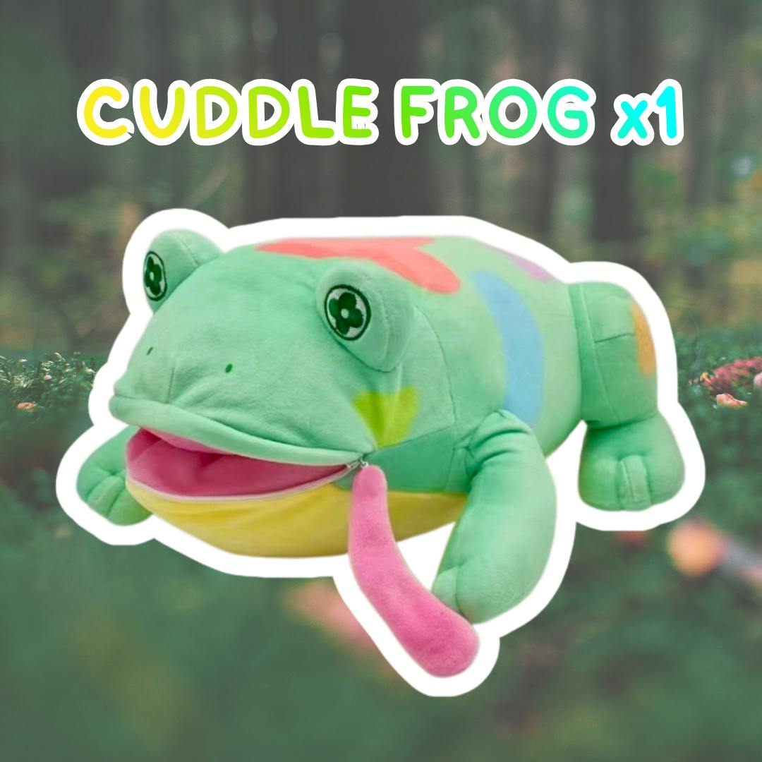 One Cuddle Frog Plush