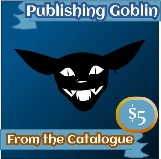 From the Catalogue - Publishing Goblin Logo Pin