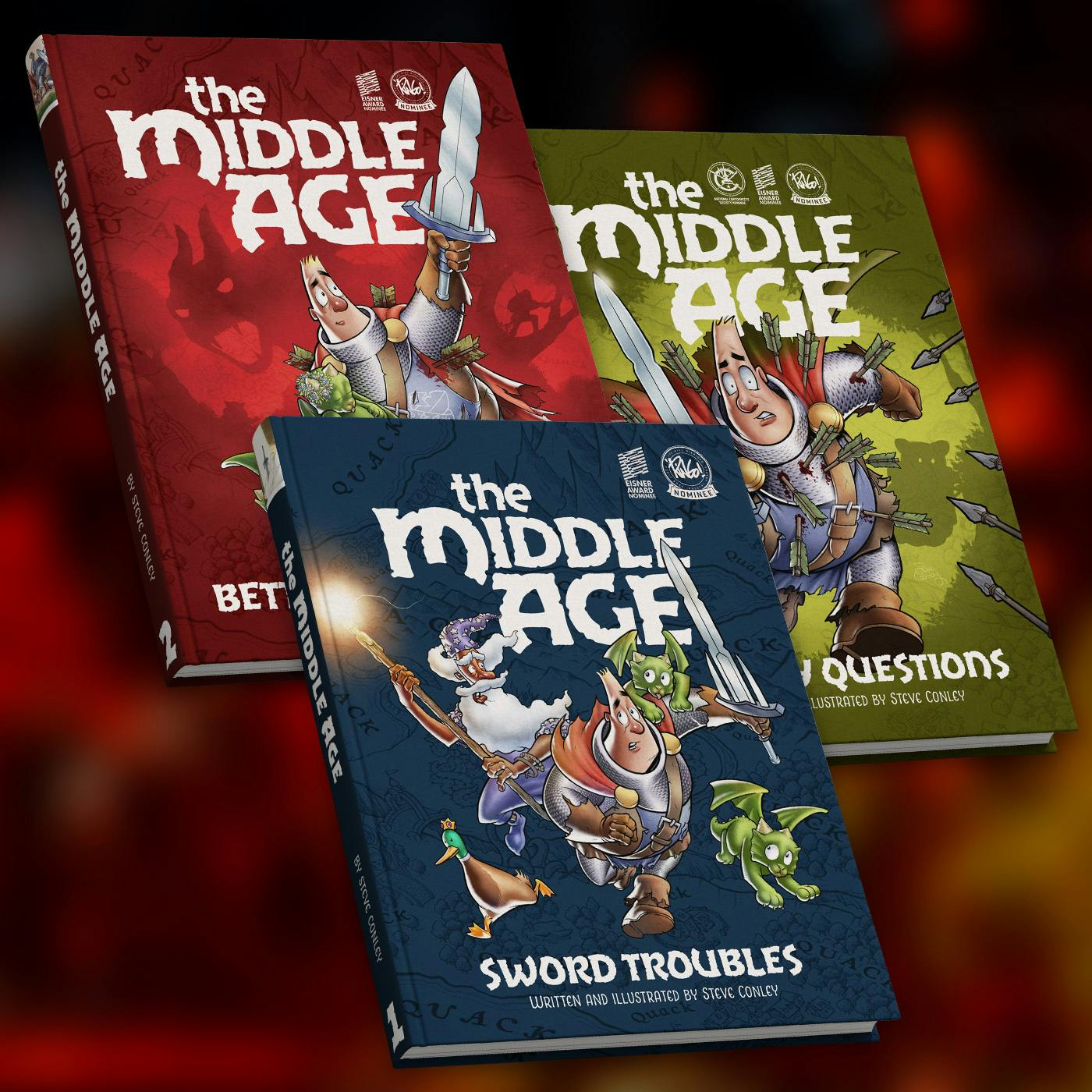 Three Hardcover Collections: The Middle Age