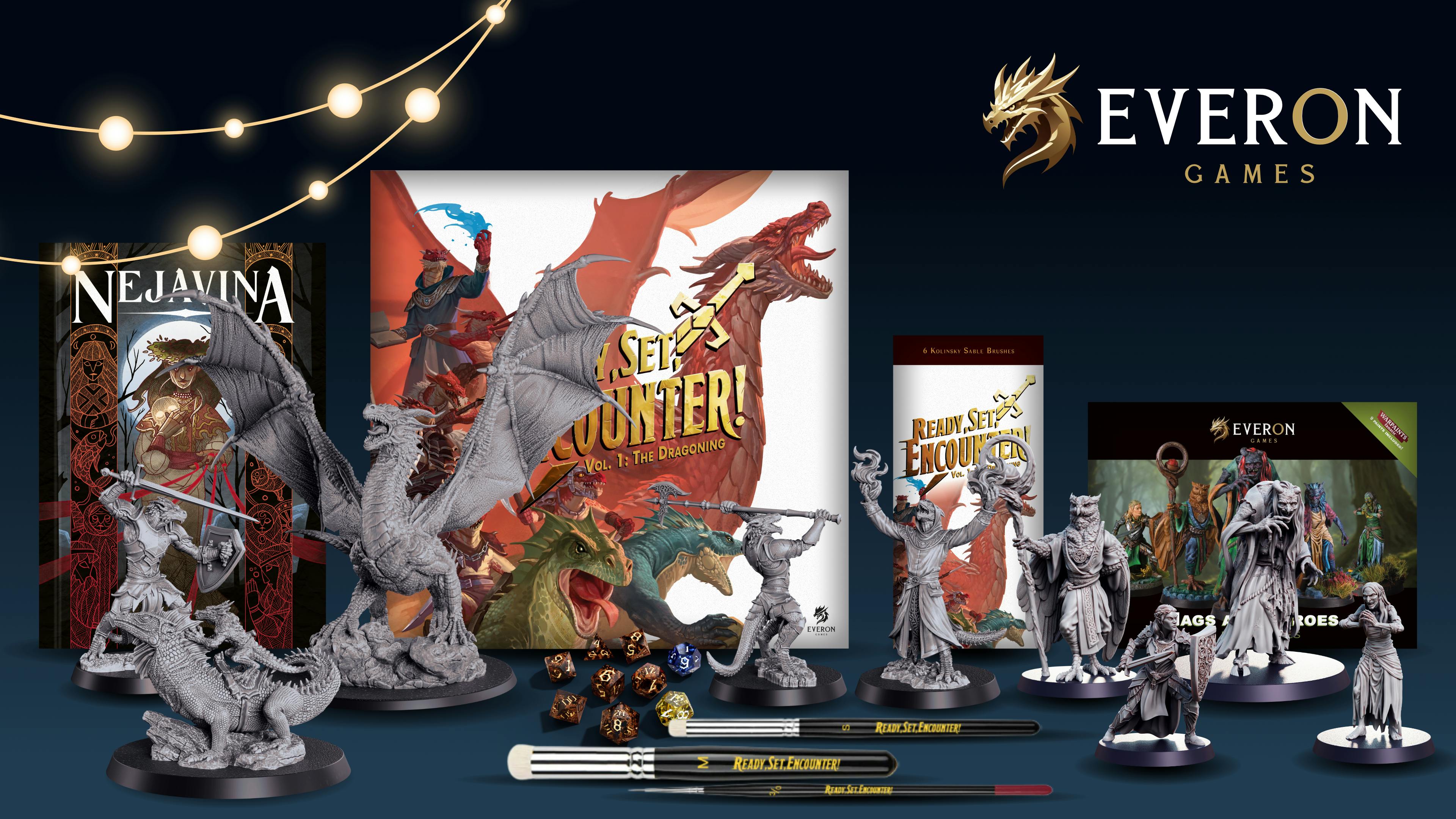 Treat Yourself to EverOn Games: Paints, Minis & Dice