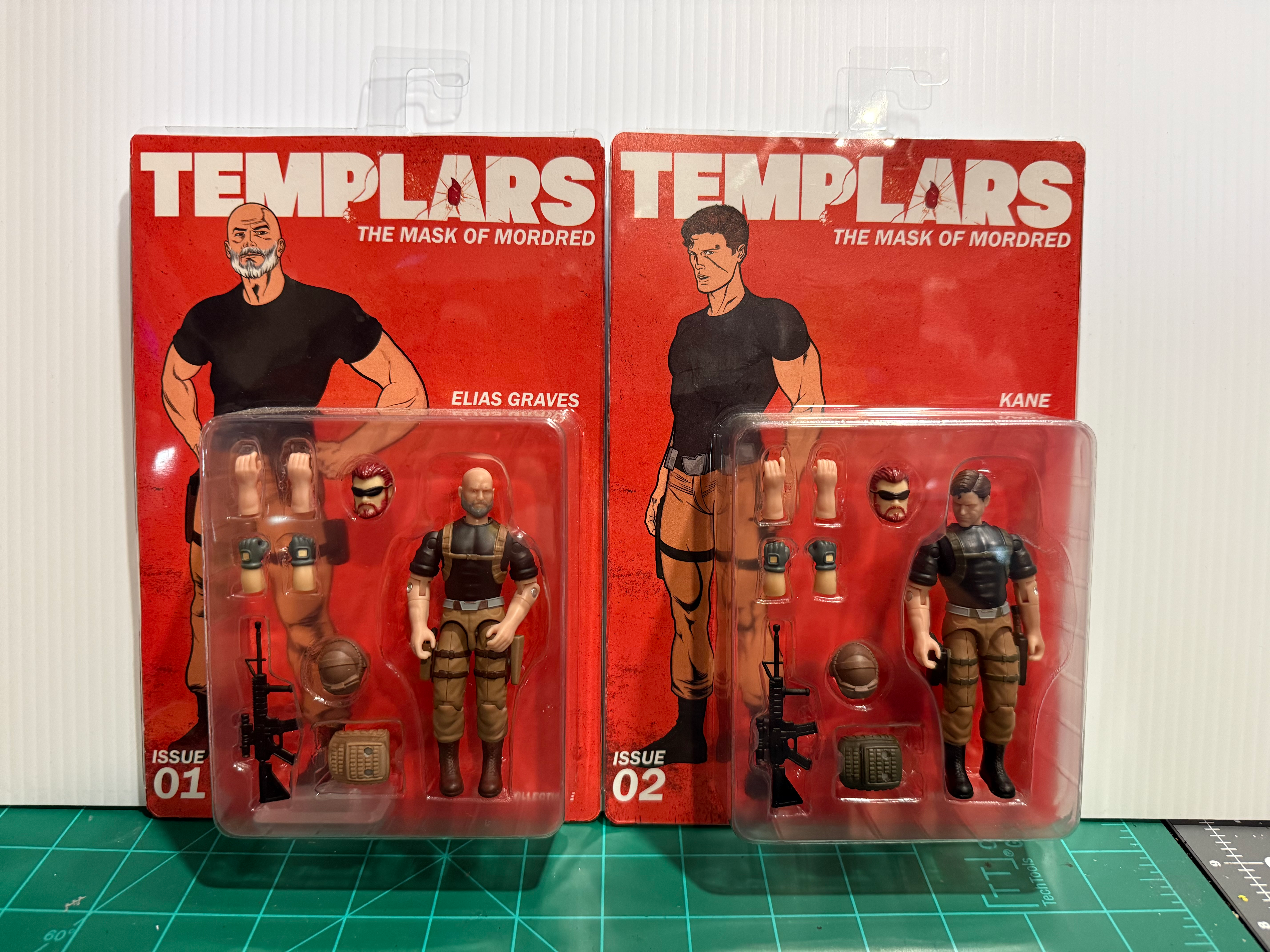 Elias Graves & Kane Action Figures