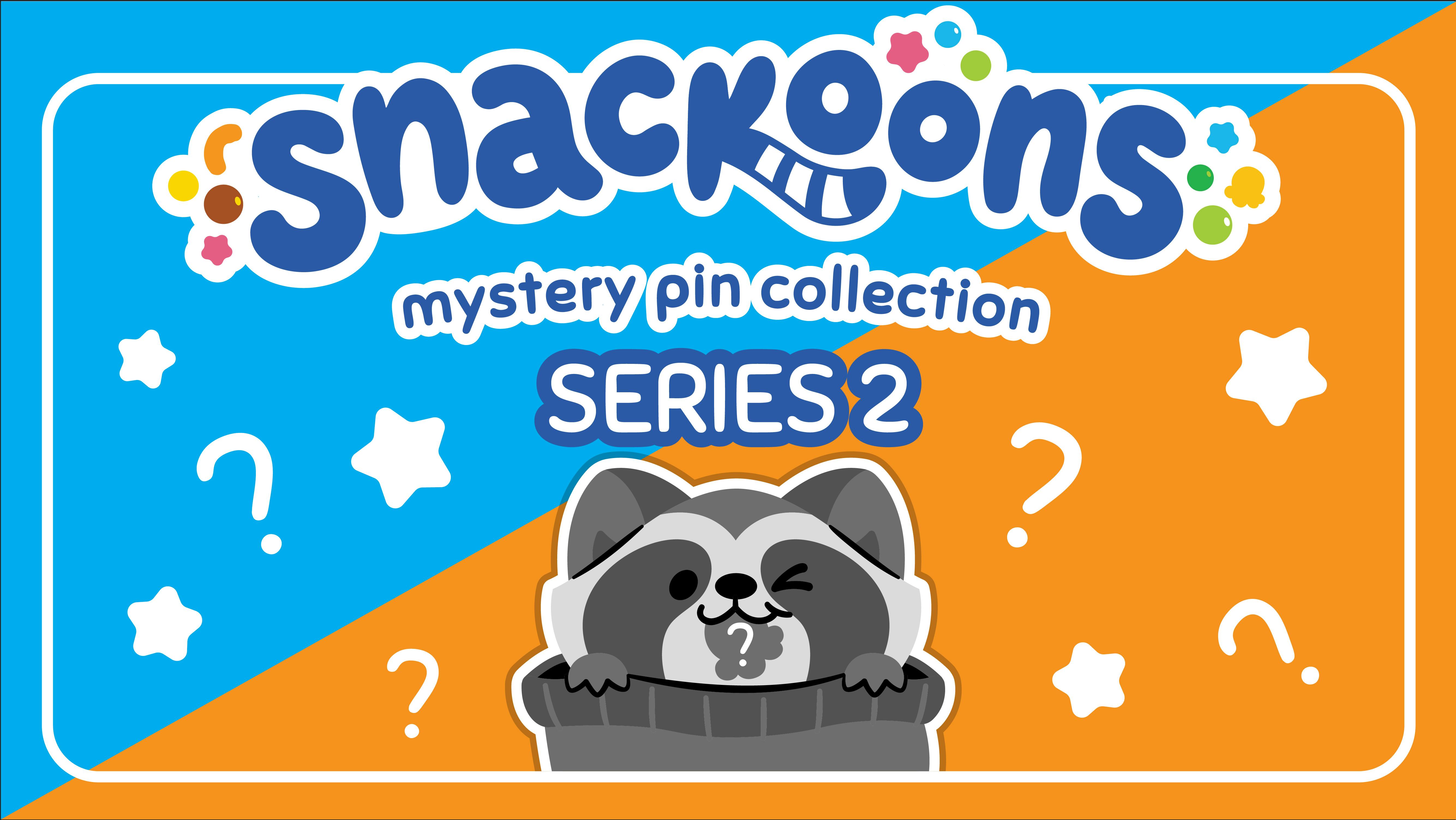 Snackoons Series 2 - Cute Snack Raccoon Mystery Bag Pins
