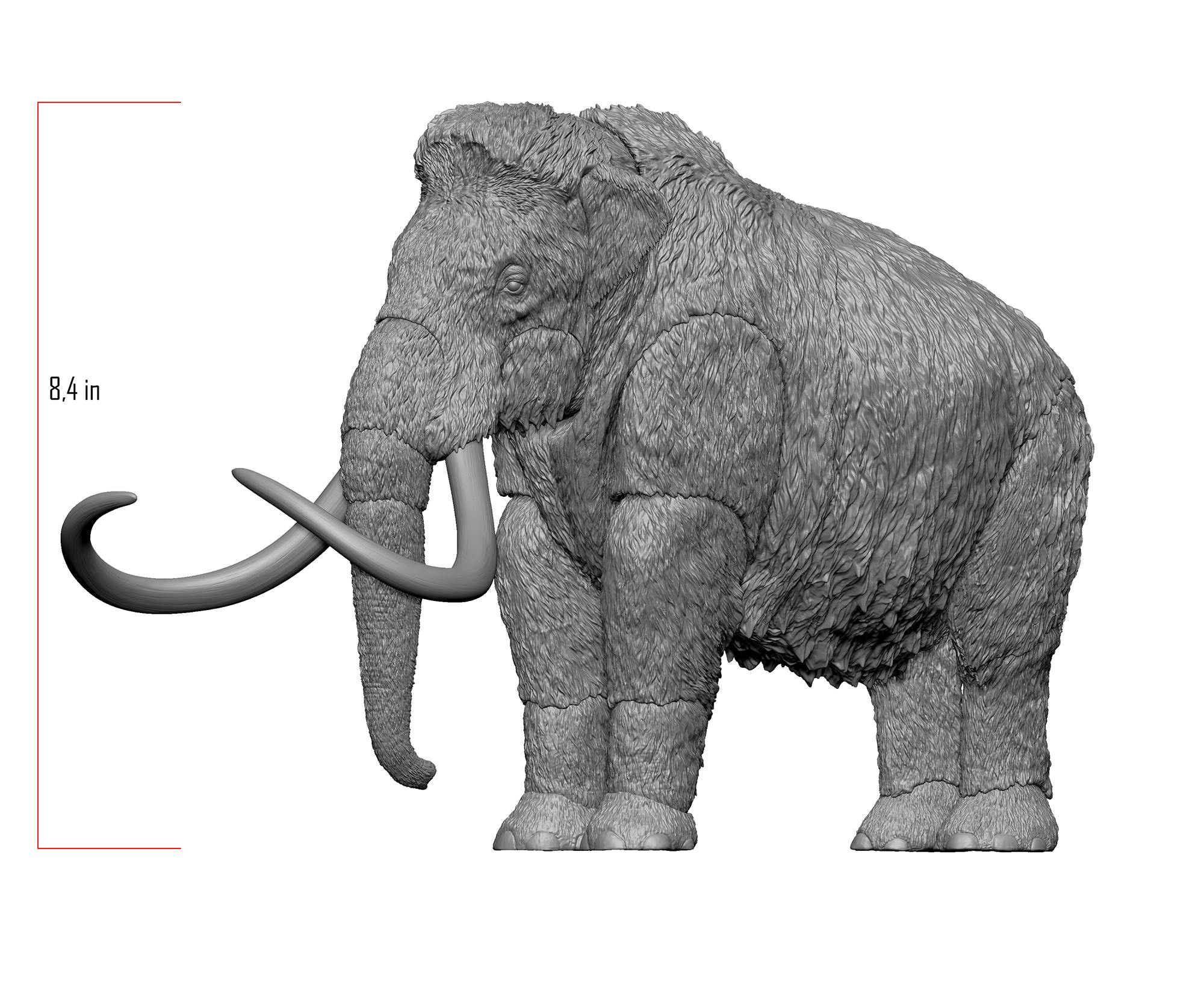 Eons Realistic Articulated Wooly Mammoth Figures Project Update ...