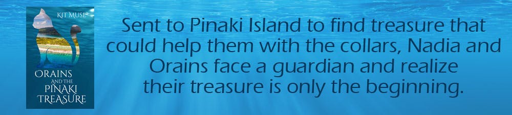 Orains and the Pinaki Treasure: Sent to Pinaki Island to find treasure that could help them with the collars, Nadia and Orains face a guardian and realize their treasure is only the beginning.