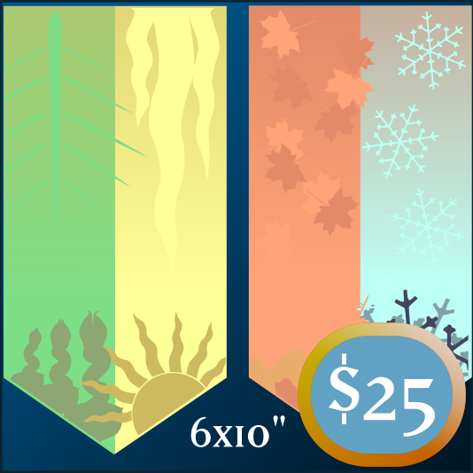 Seasons Pin Banner Set