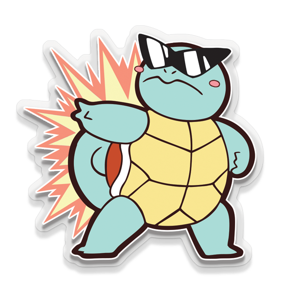 Turtle gang leader sticker