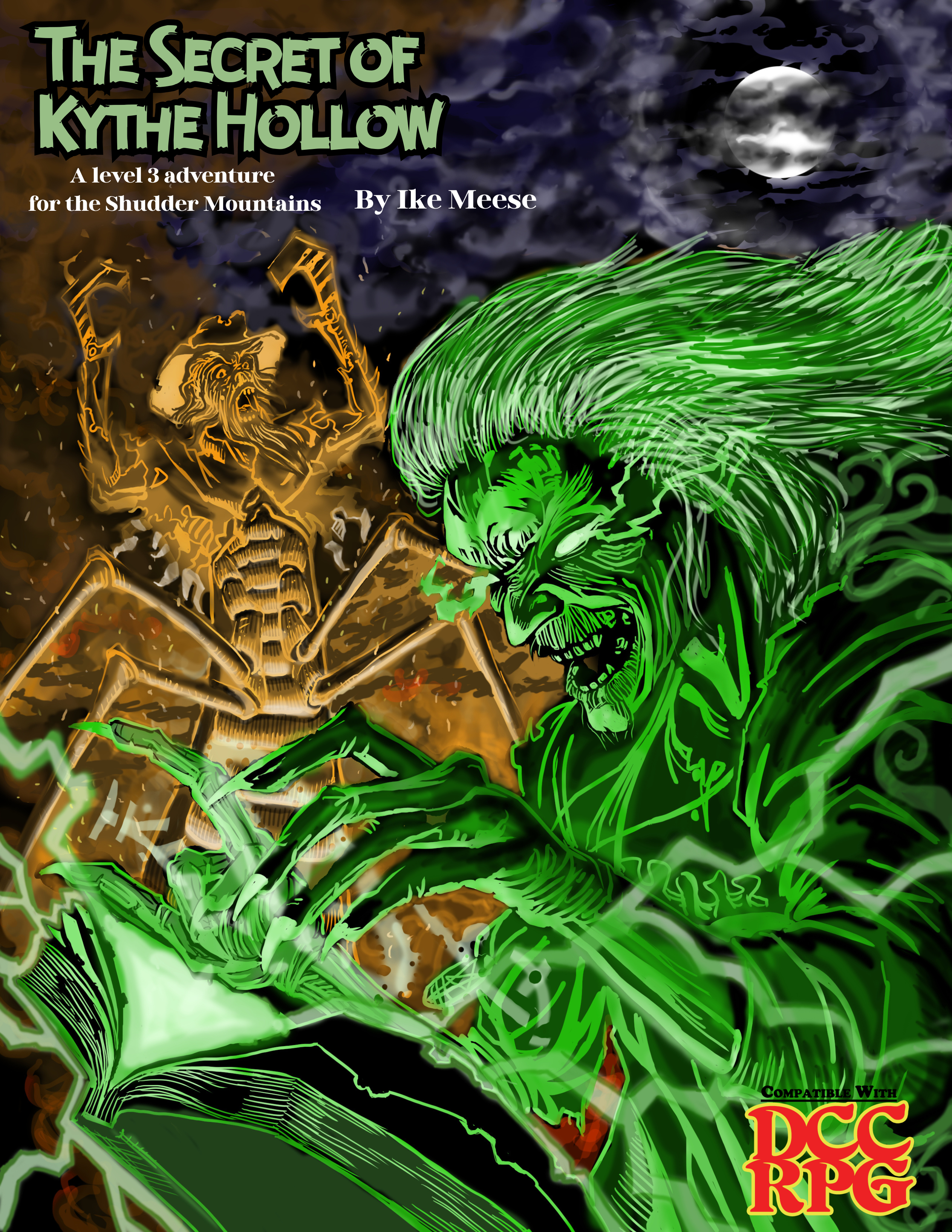 PDF copy of The Secret of Kythe Hollow (level 3 adventure by Ike Meese)