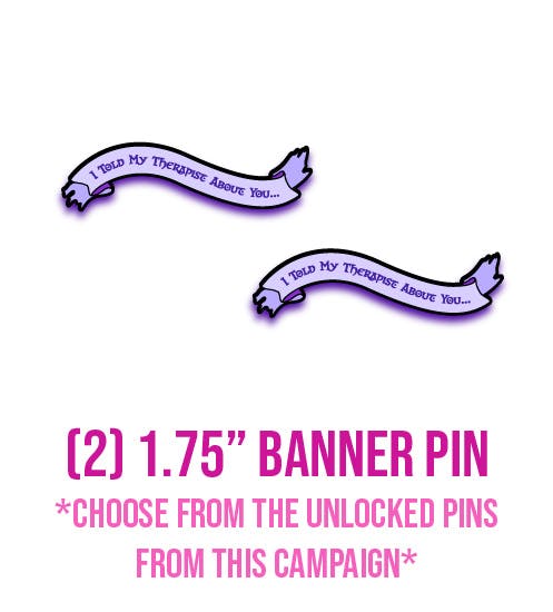 (2) Banner Pins