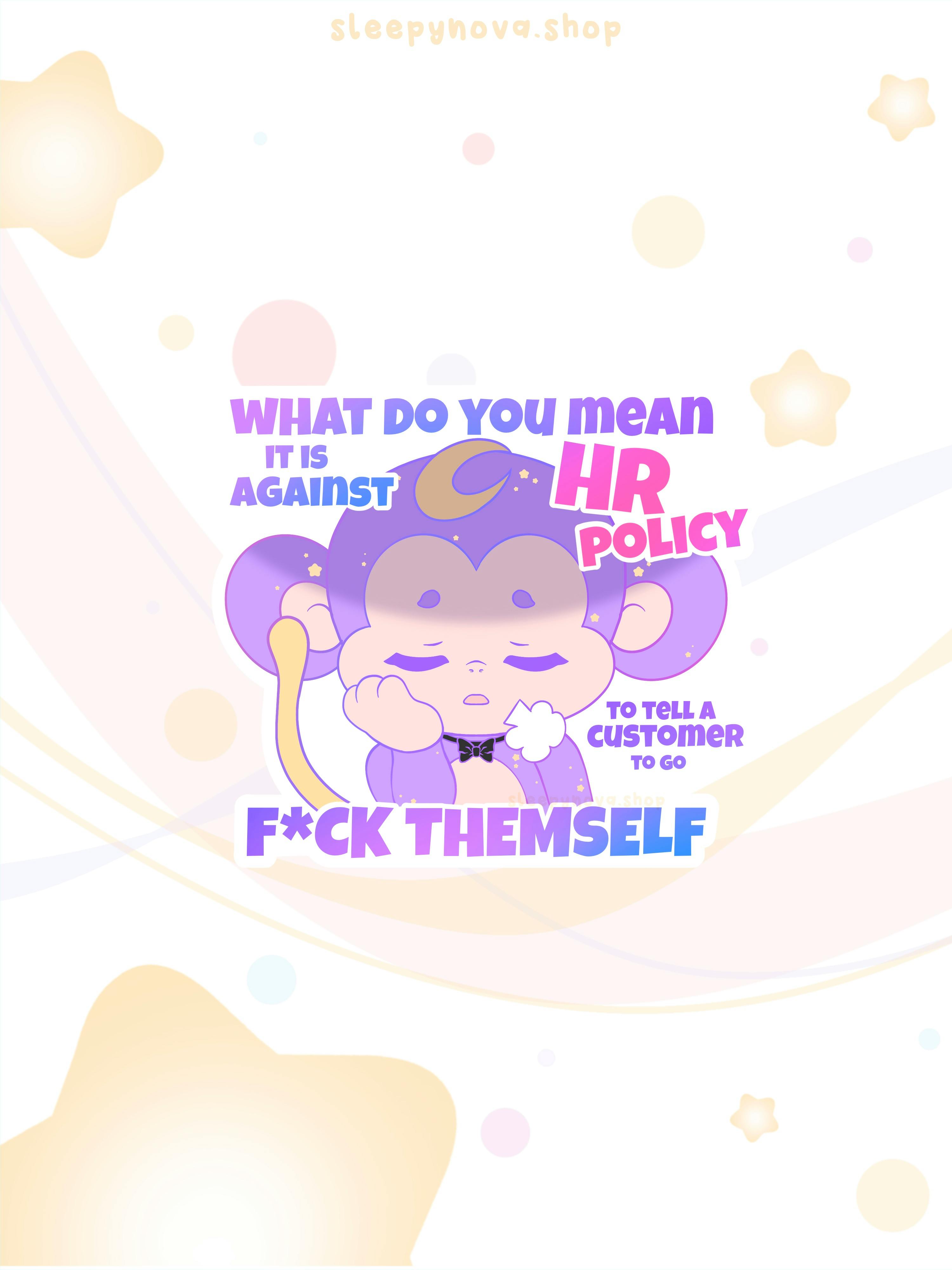 HR Policy Sticker