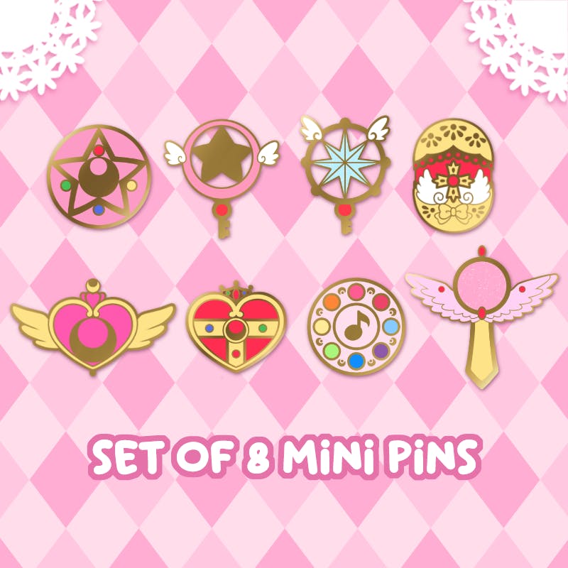 Set of 8 Mini Pins