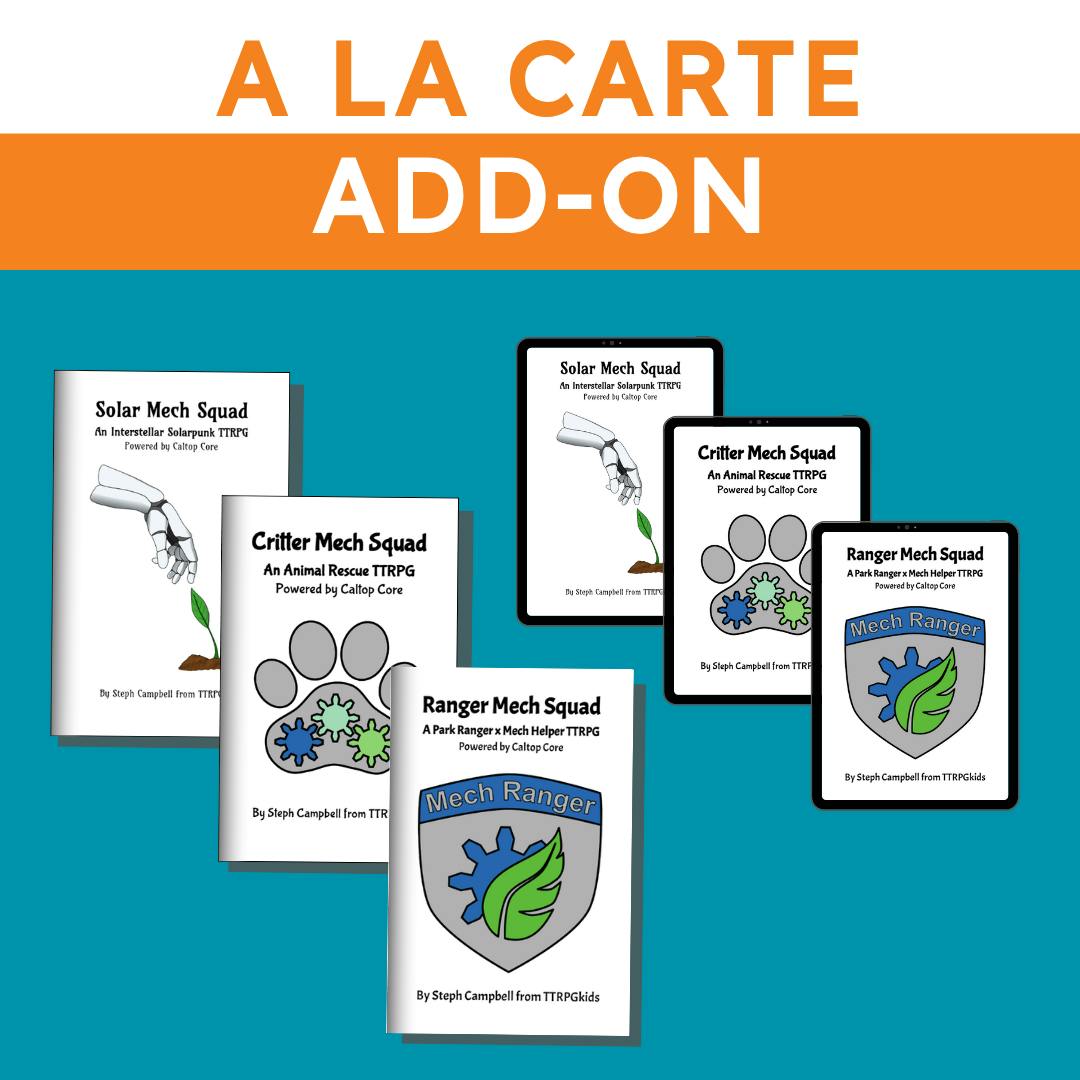 Mech Squad Zine trio