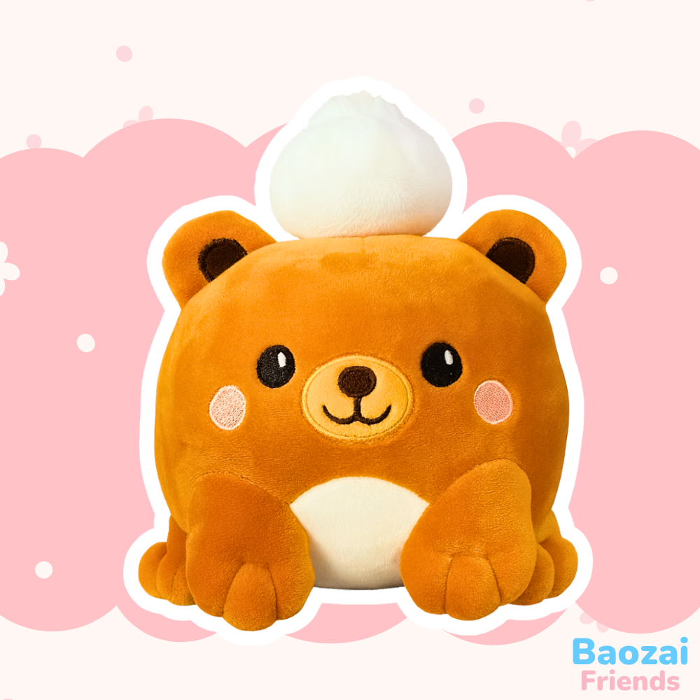 Bobo the Bear - Bao Top Plushie (8")