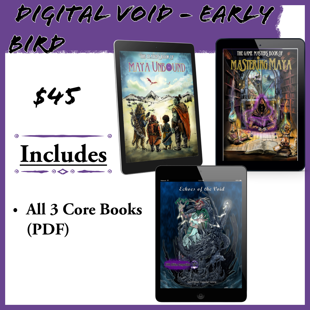 🌀 Digital Void - EARLY BIRD TIERS (First 48 Hours Only)