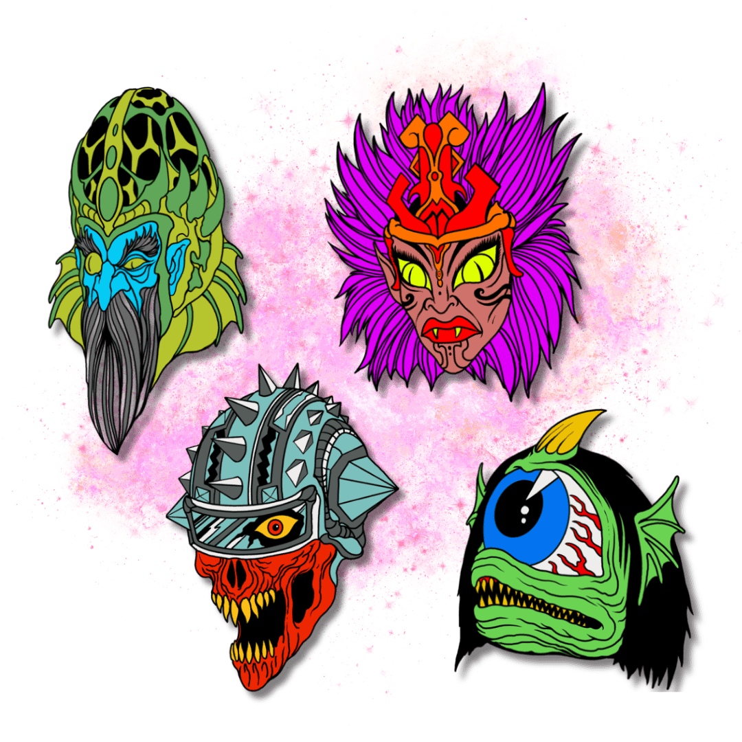 PIN SET 1 | HERO 4-PACK