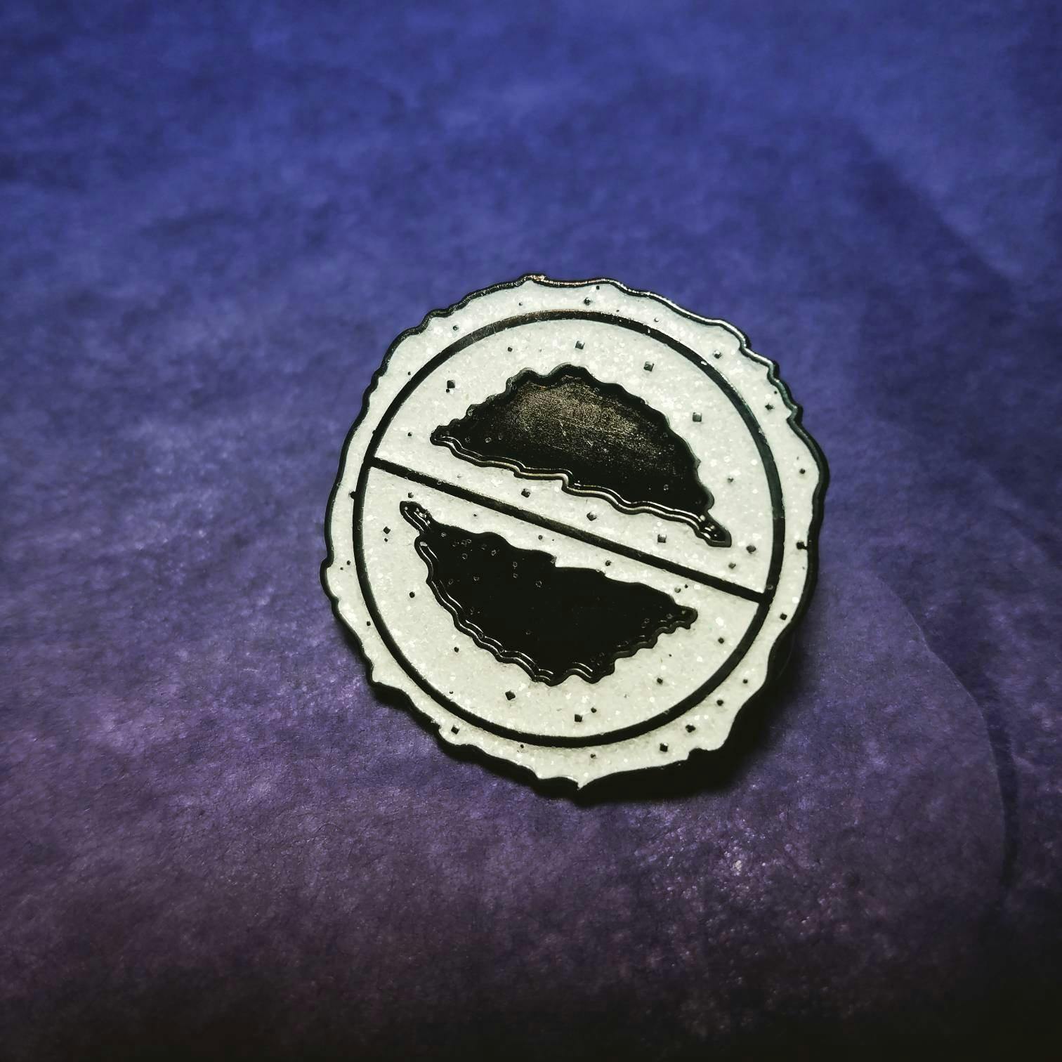 Salt Element Alchemy Pin