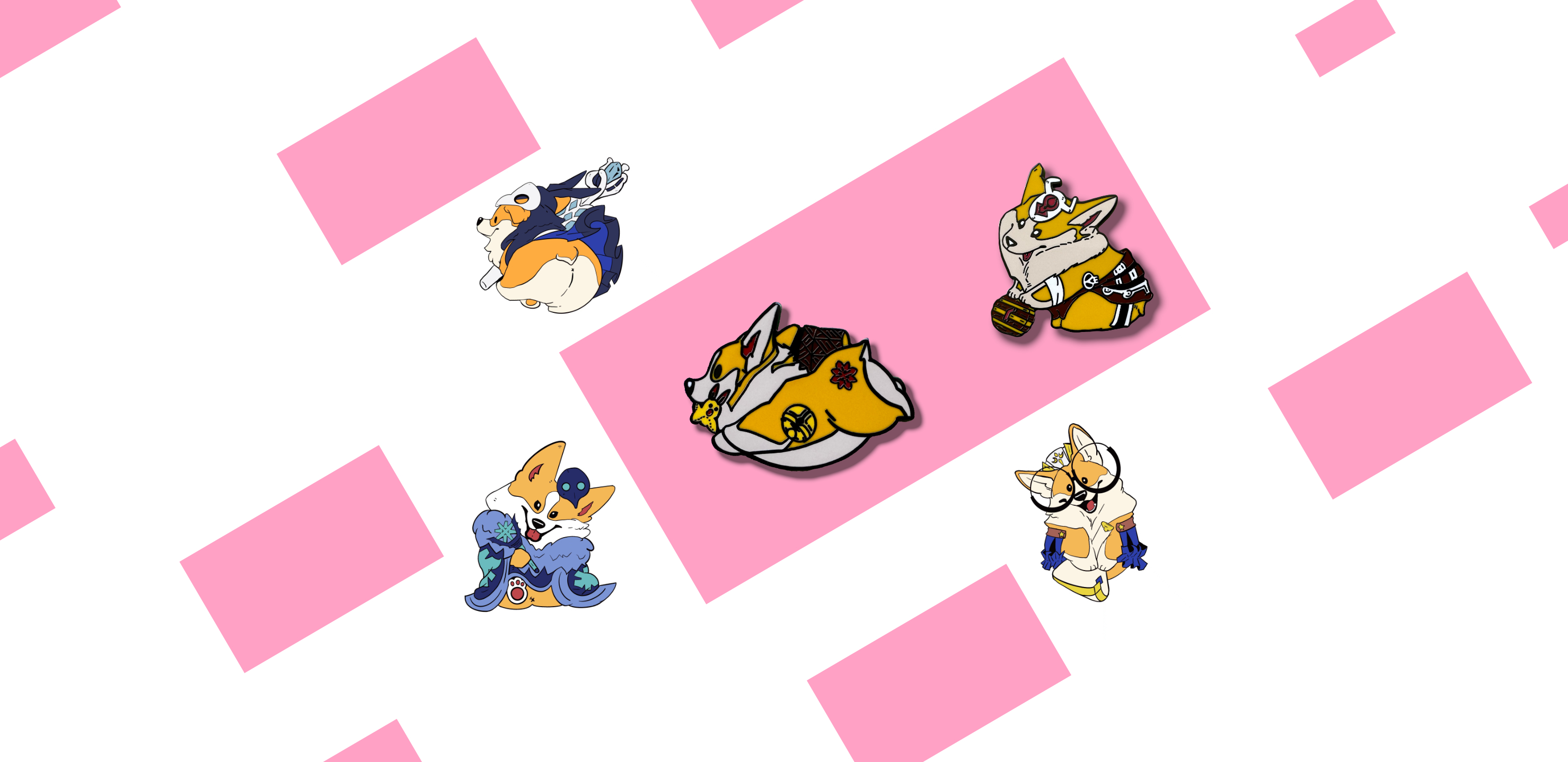Corgi Enamel Pin Part 2