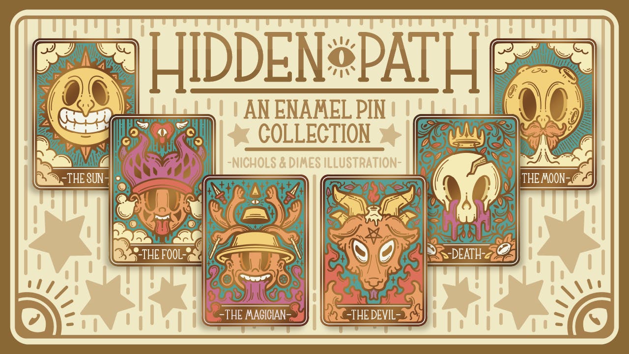 Hidden Path - An Enamel Pin Collection