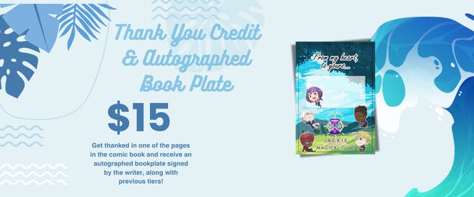 ✨ Thank You Credit & Autographed Book Plate ✨