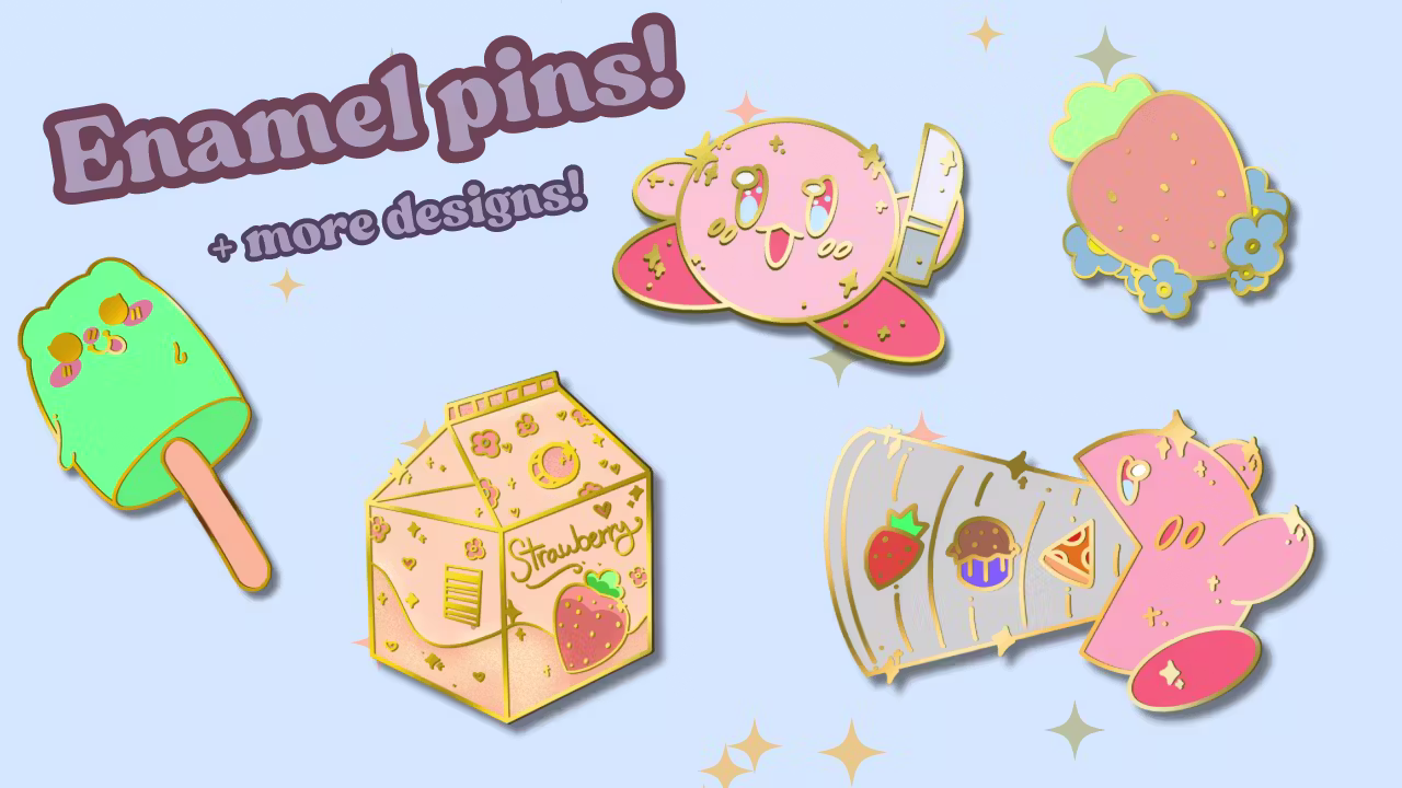ೃ⁀➷ Enamel Pin bundles #1 ˚ ༘♡ ⋆｡˚ ❀
