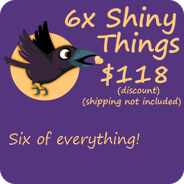 6 All The Shiny Things packs