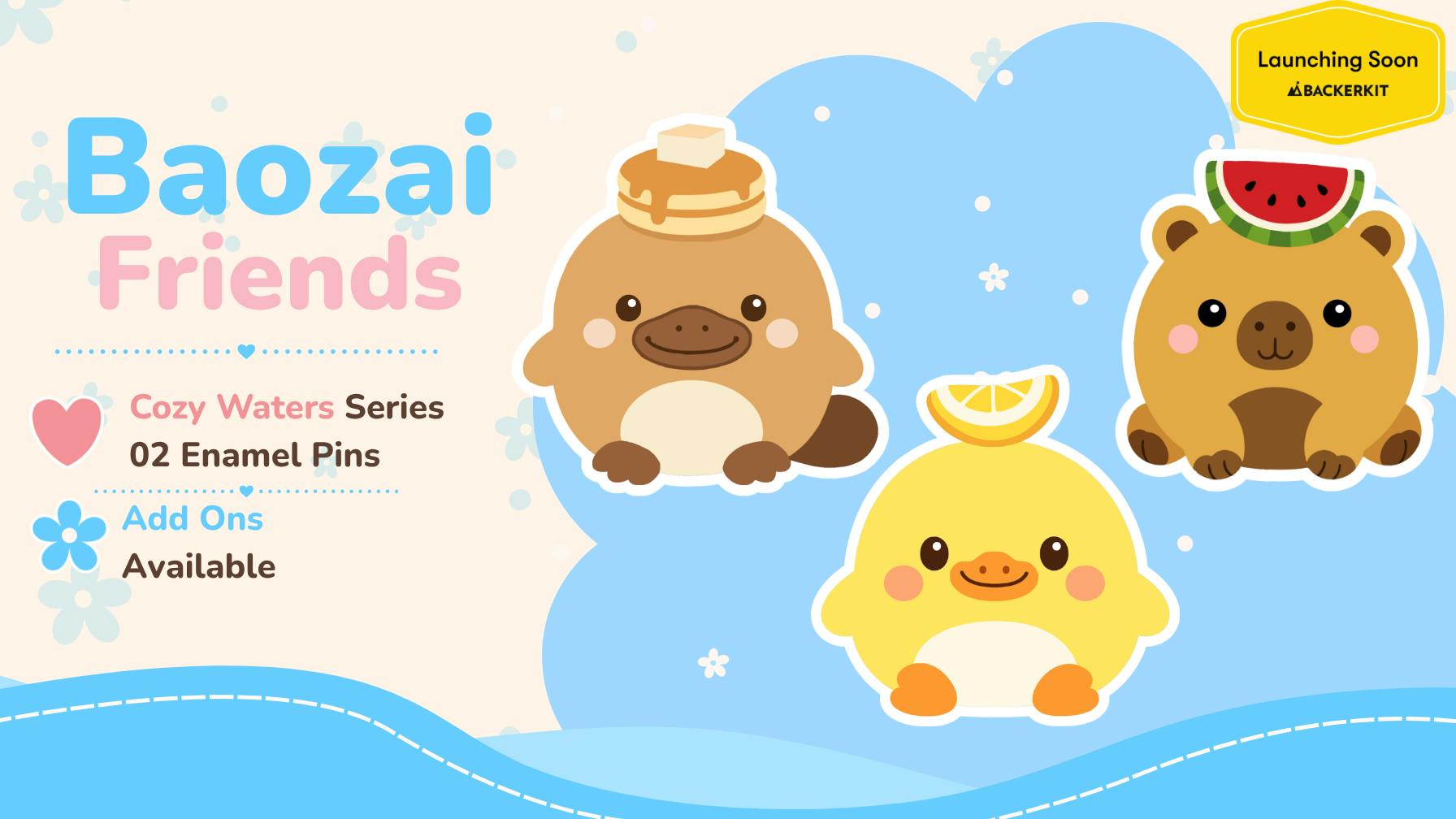 Cozy Waters Series Enamel Pins