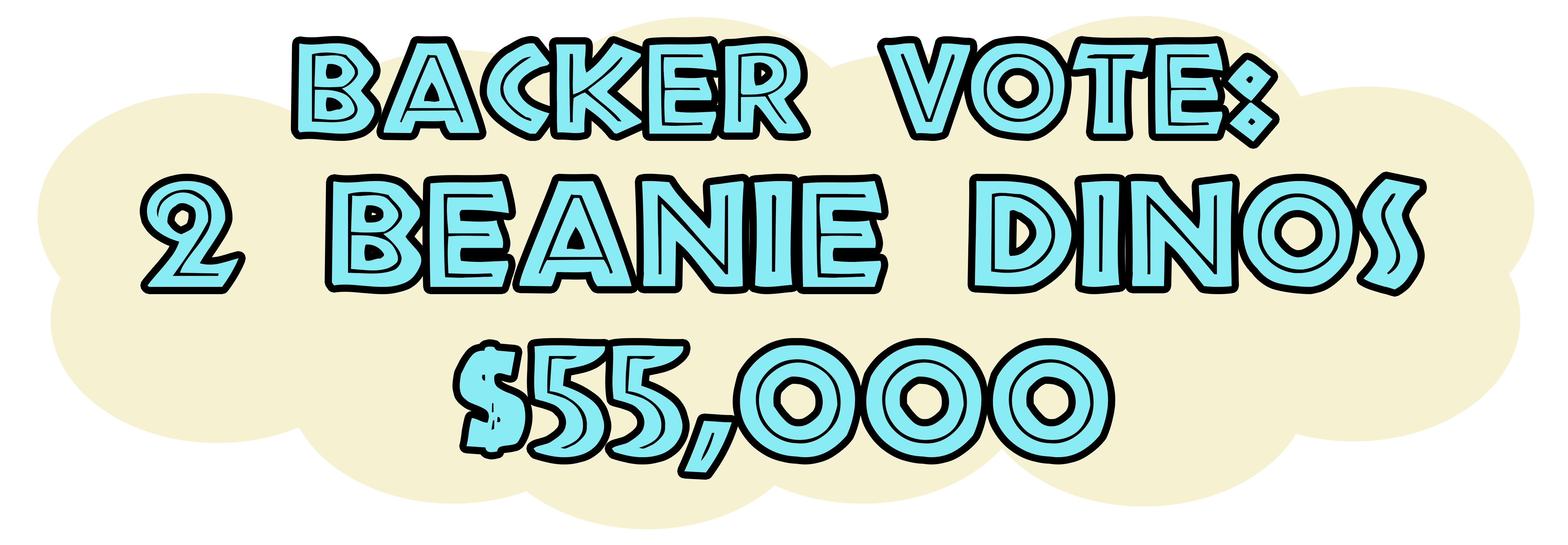 Backer Vote 2 Beanie Dinos
