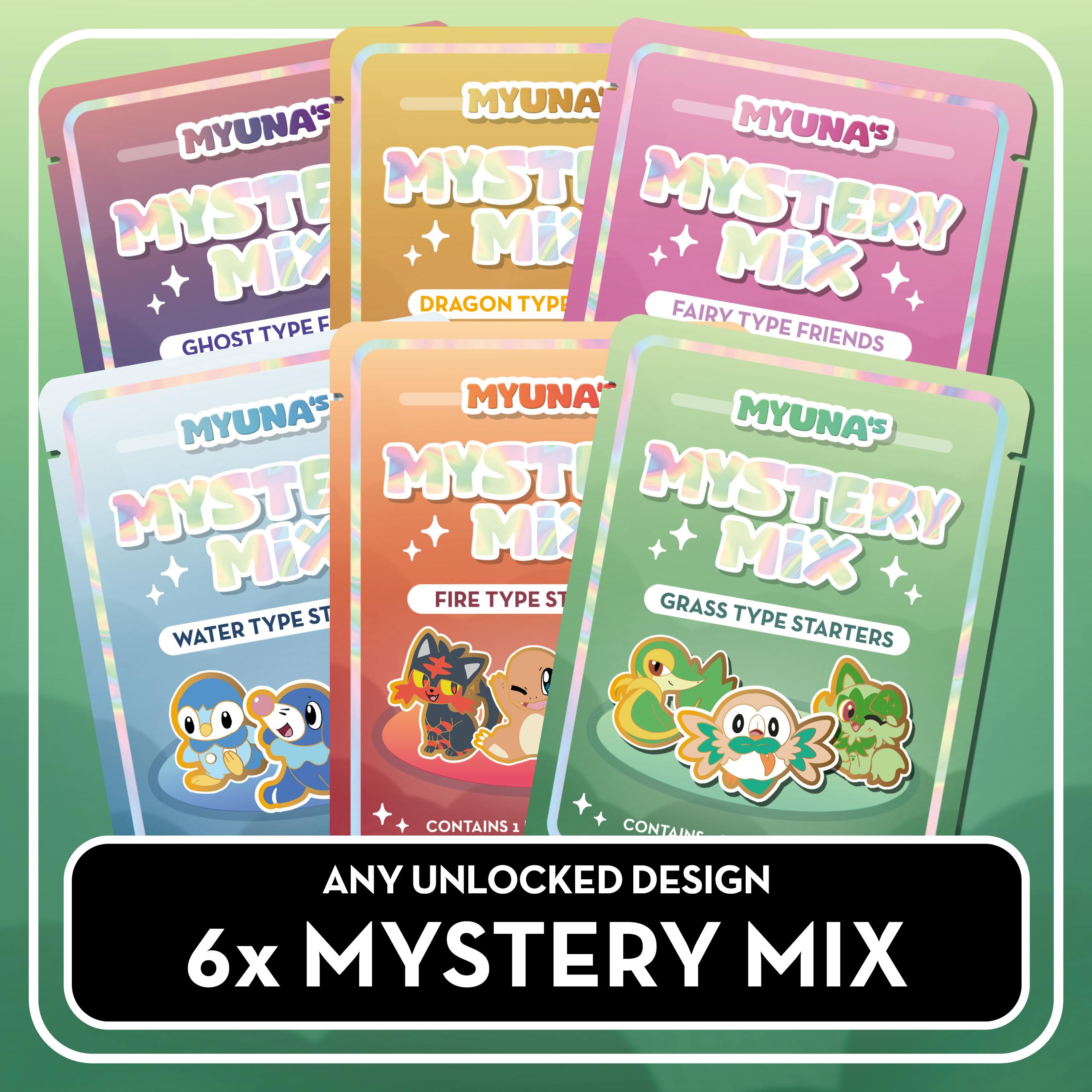 6x Mystery Mix (Choose any unlocked type)