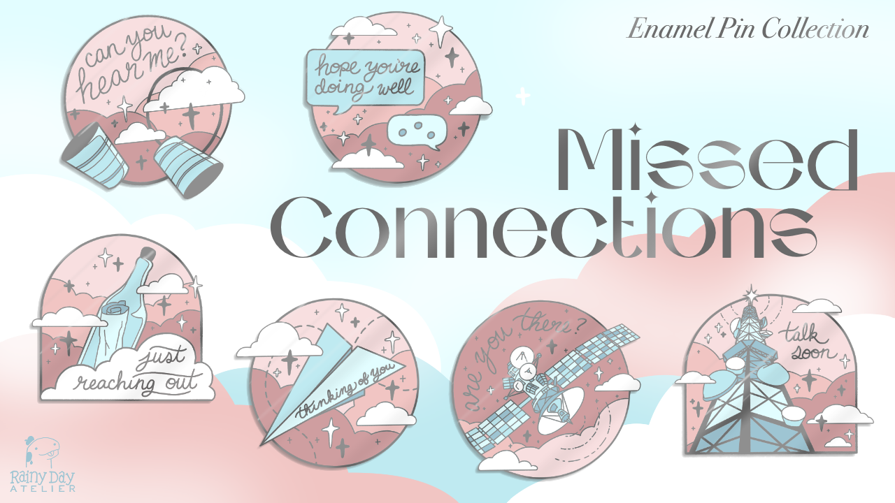 Missed Connections Pin Collection