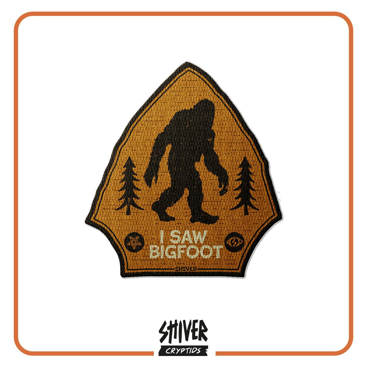 I SAW BIGFOOT Iron-on Patch
