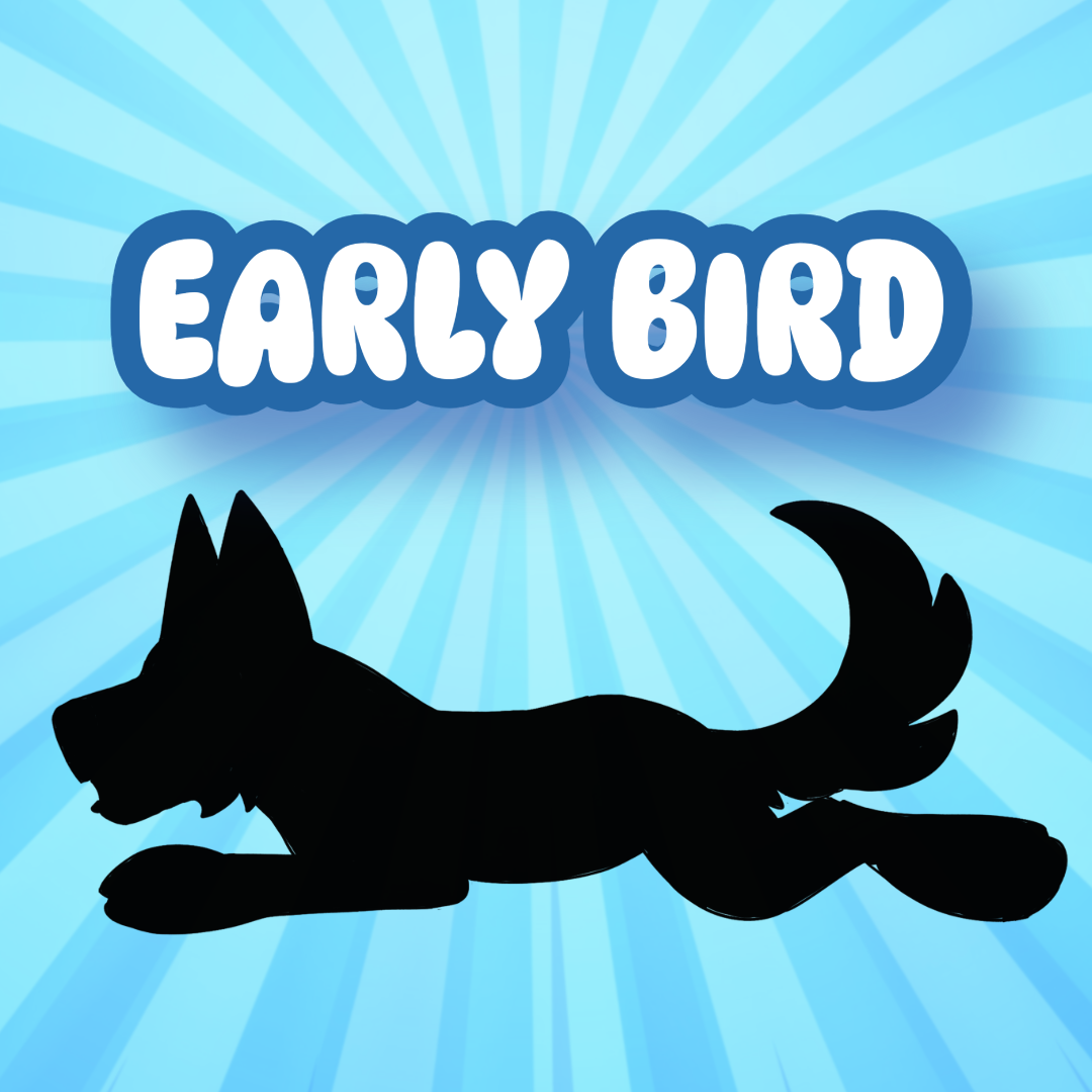 EARLYBIRD DISCOUNT- ONE ZipCritterz Plush
