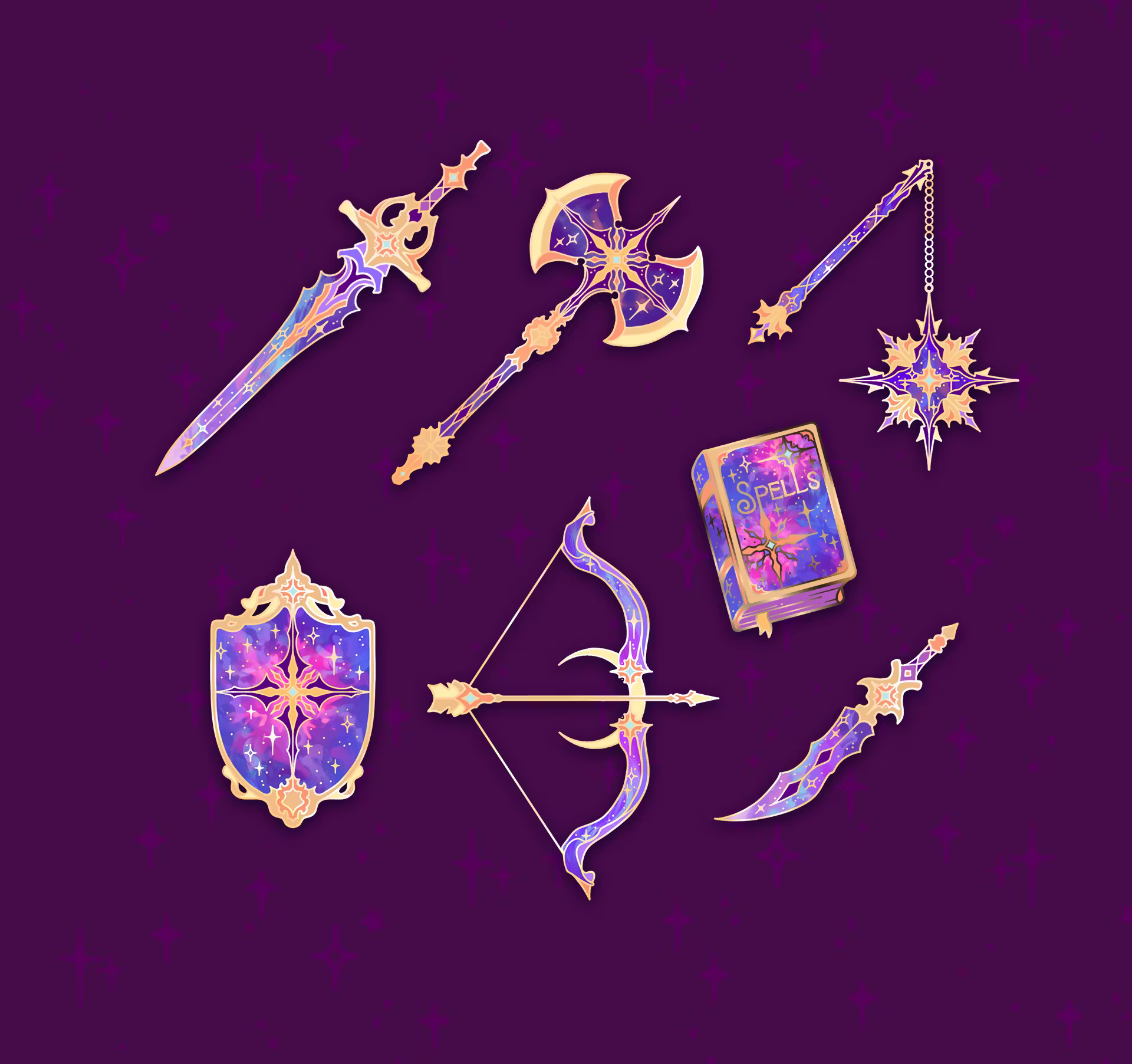 Expanded Armory Set (7 pins)