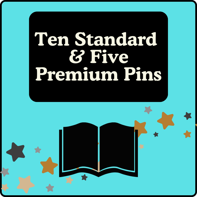 Ten Standard & Five Premium Pins
