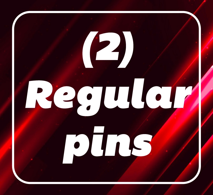 (2) Regular Pins