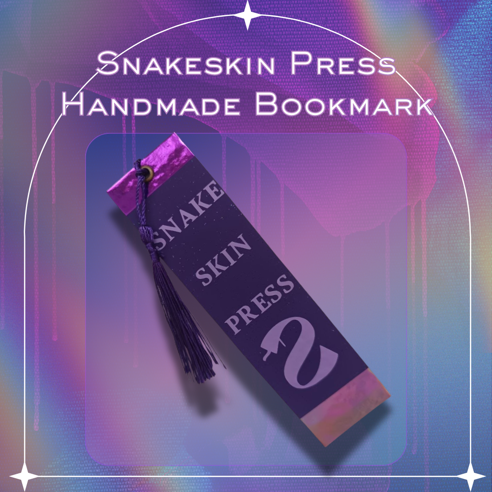 SNAKESKIN PRESS Handmade Bookmark