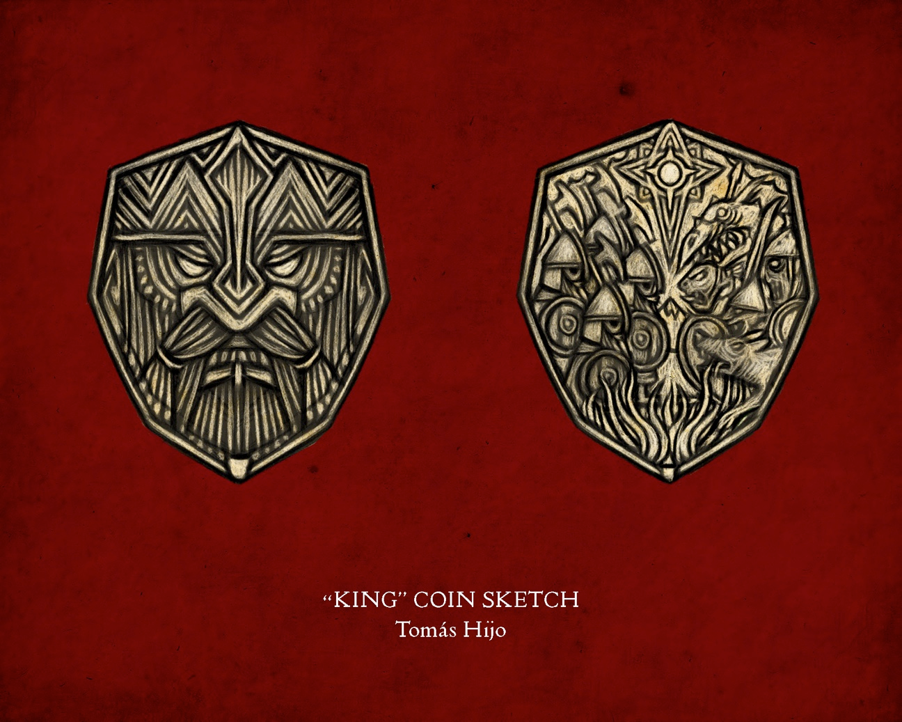 Dwarf King Coin - Designed by Tomas Hijo