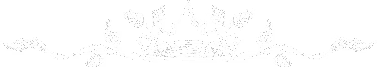 Page divider showing a crown with vines