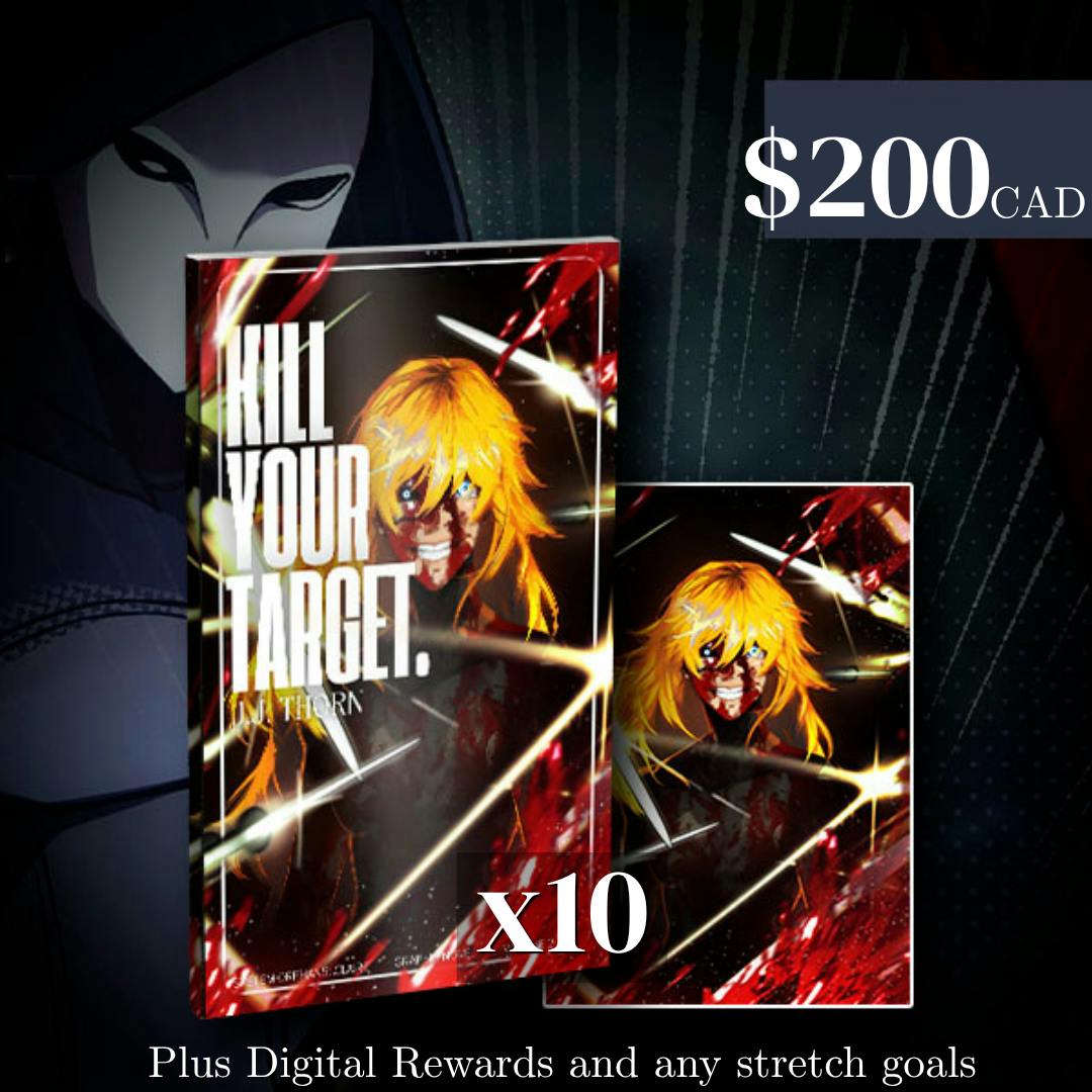 Wholesale Tier: 10 main cover graphic novels and one poster