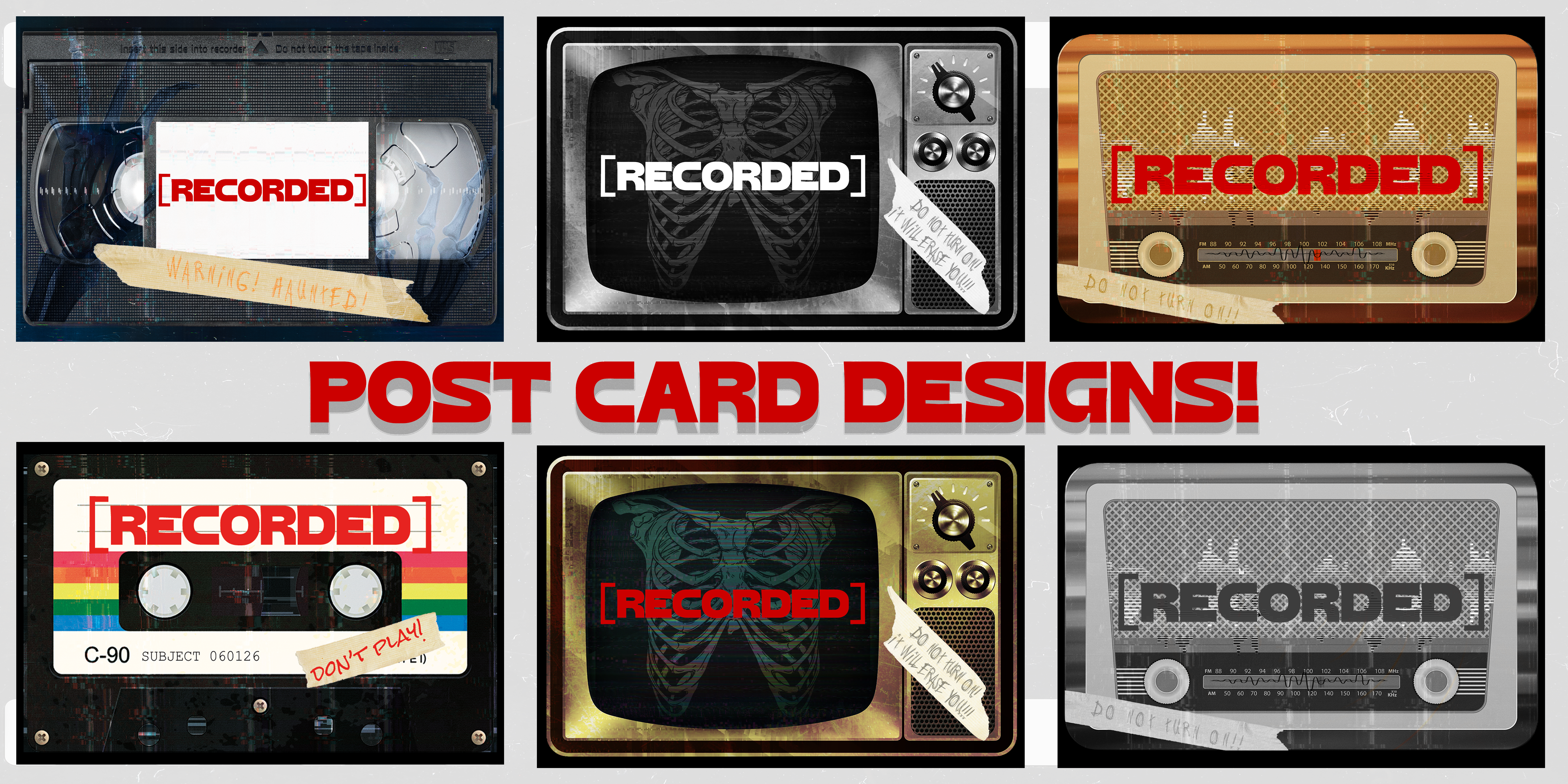HAUNTED MAIL (ALL POSTCARDS)