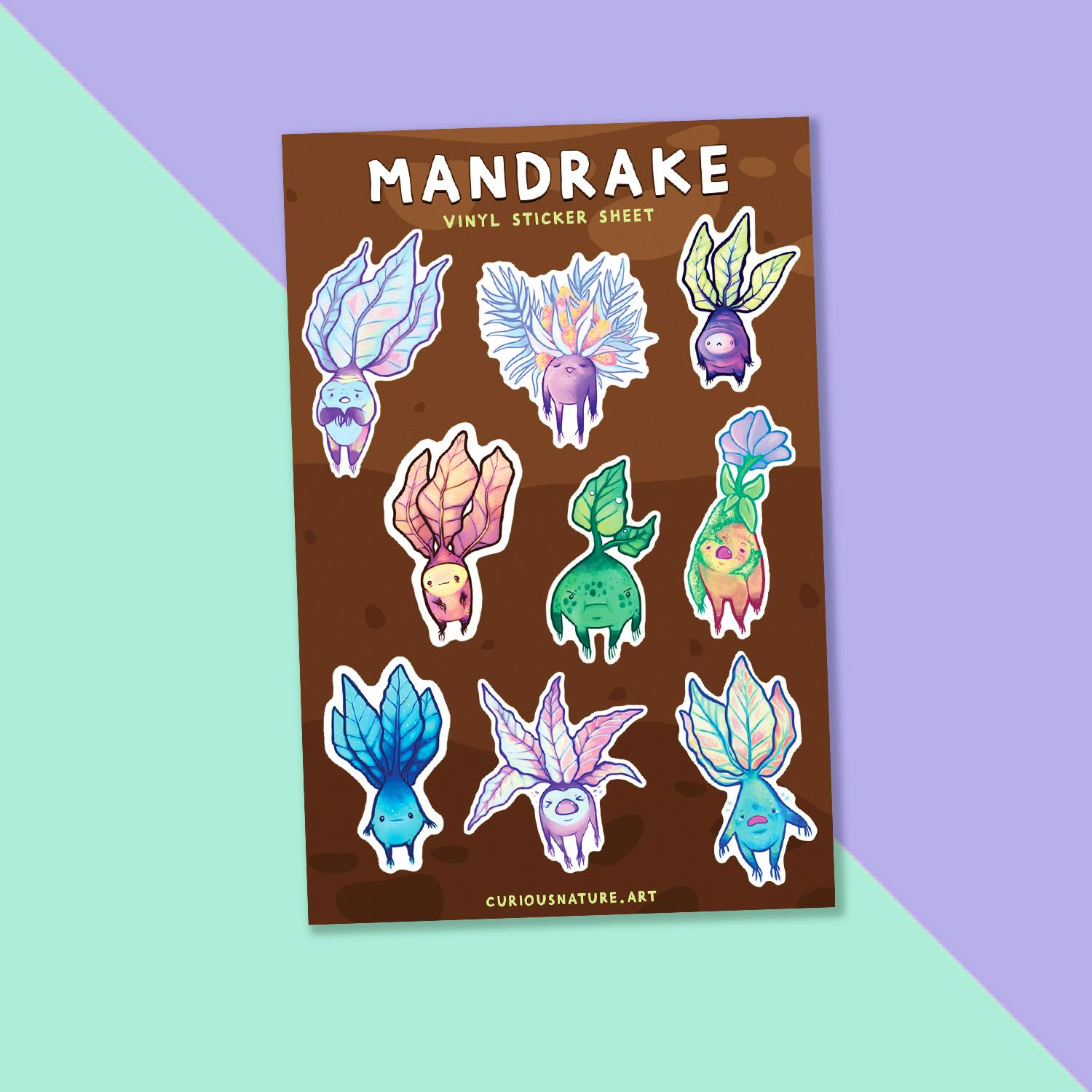 Mandrake Sticker Sheet