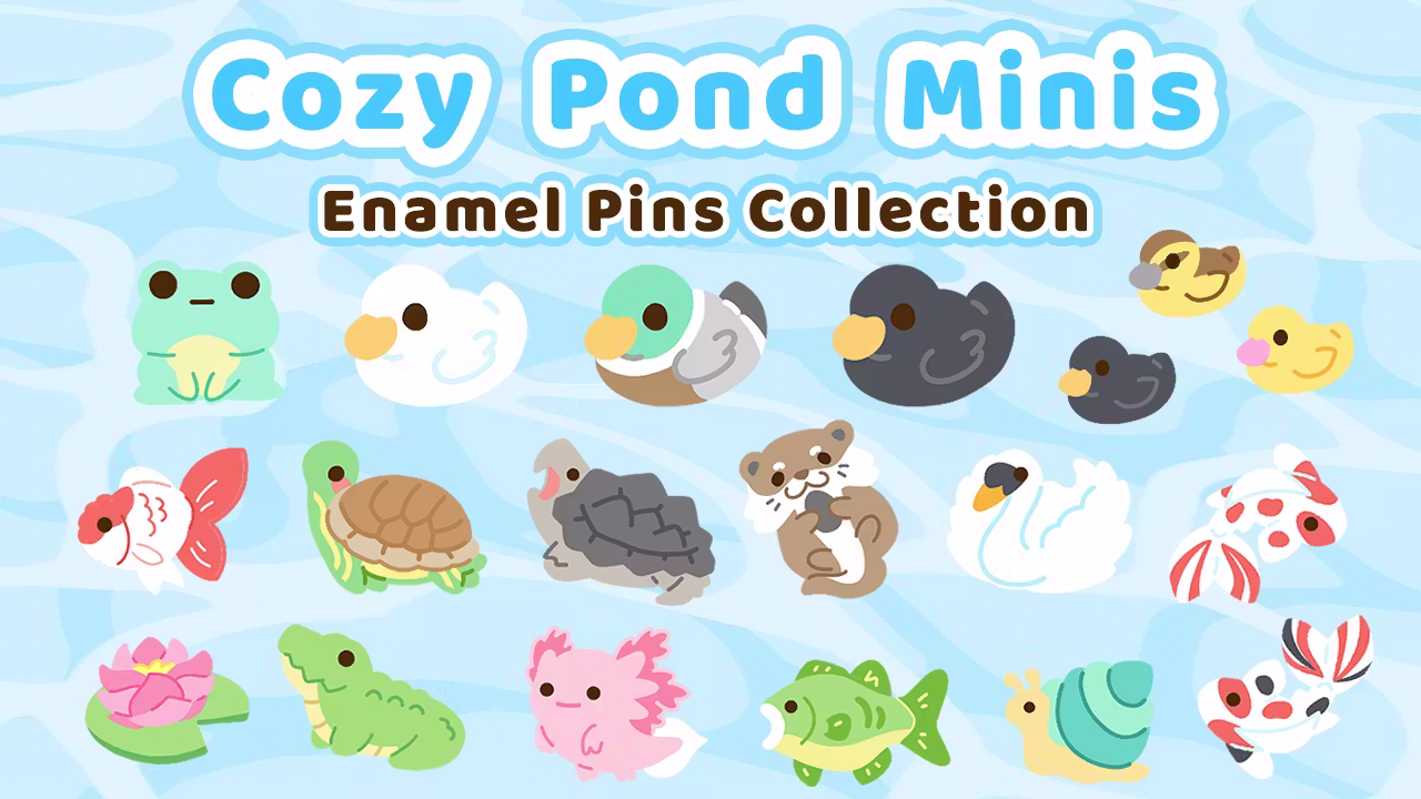 Cozy Pond Minis - Enamel Pin Collection