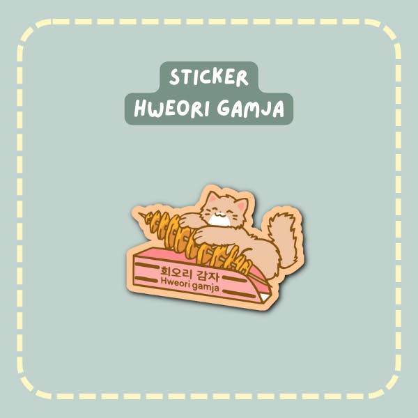 One sticker Hweori gamja