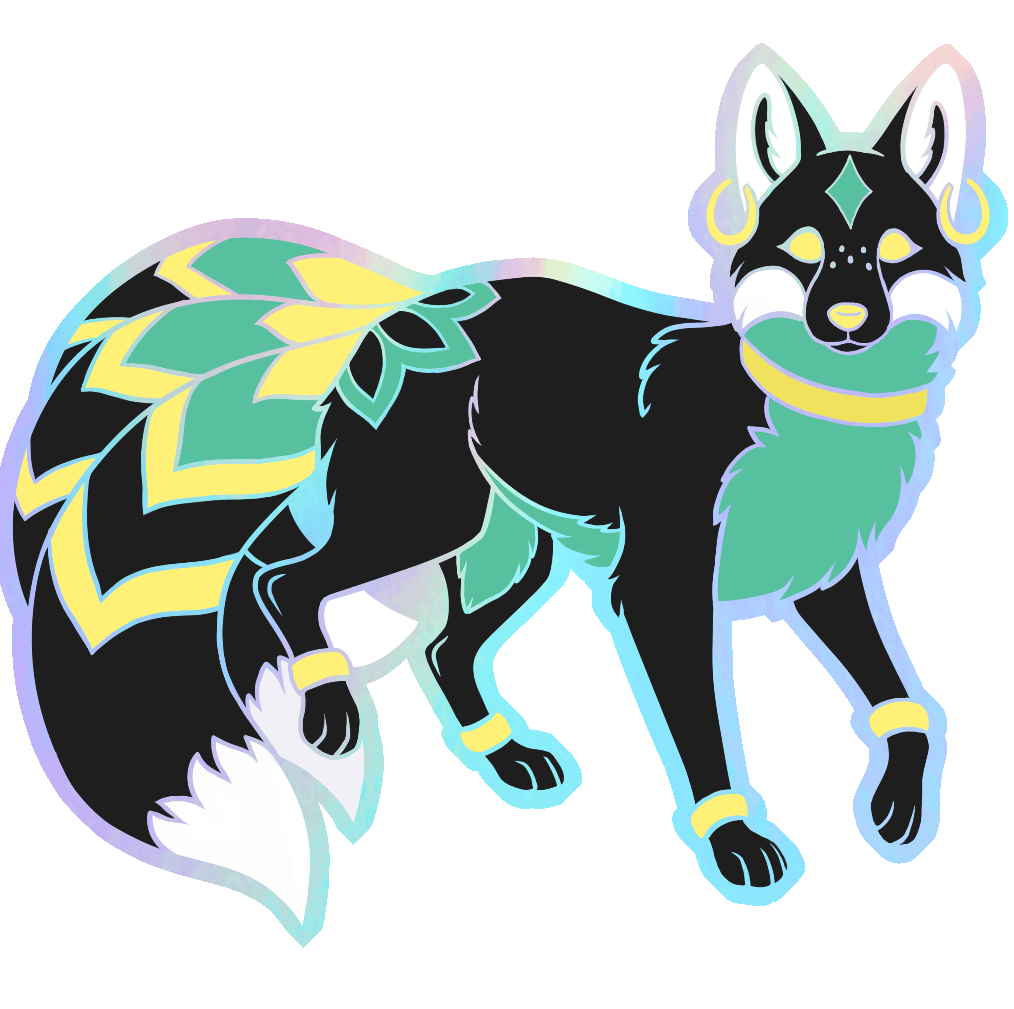 Holographic Zoey Sticker