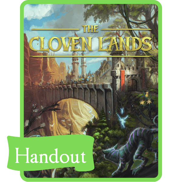 The Cloven Lands Digital Handout Pack