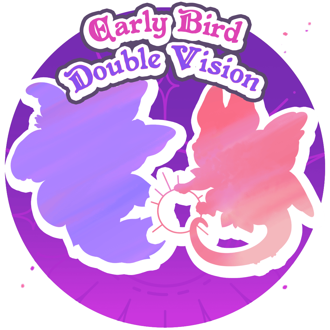 🐤 EARLY BIRD Double Vision | 2 Critter Pins