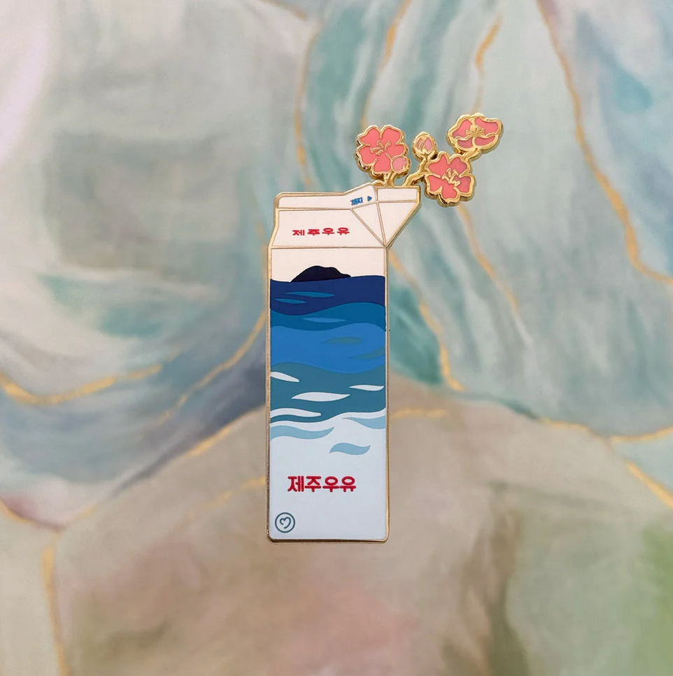 Jeju Blossom Pin